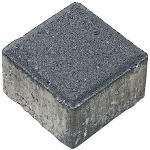PAVES STRO 10 X 10 X 6 NOIR (9,24M2/PAL)